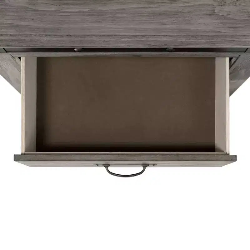 Juego de dormitorio de 6 piezas King Montauk Panel Gris - Picket House Furnishings: Incluye cómoda, sinfonier y mesita de noche