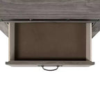 Juego de dormitorio de 6 piezas King Montauk Panel Gris - Picket House Furnishings: Incluye cómoda, sinfonier y mesita de noche