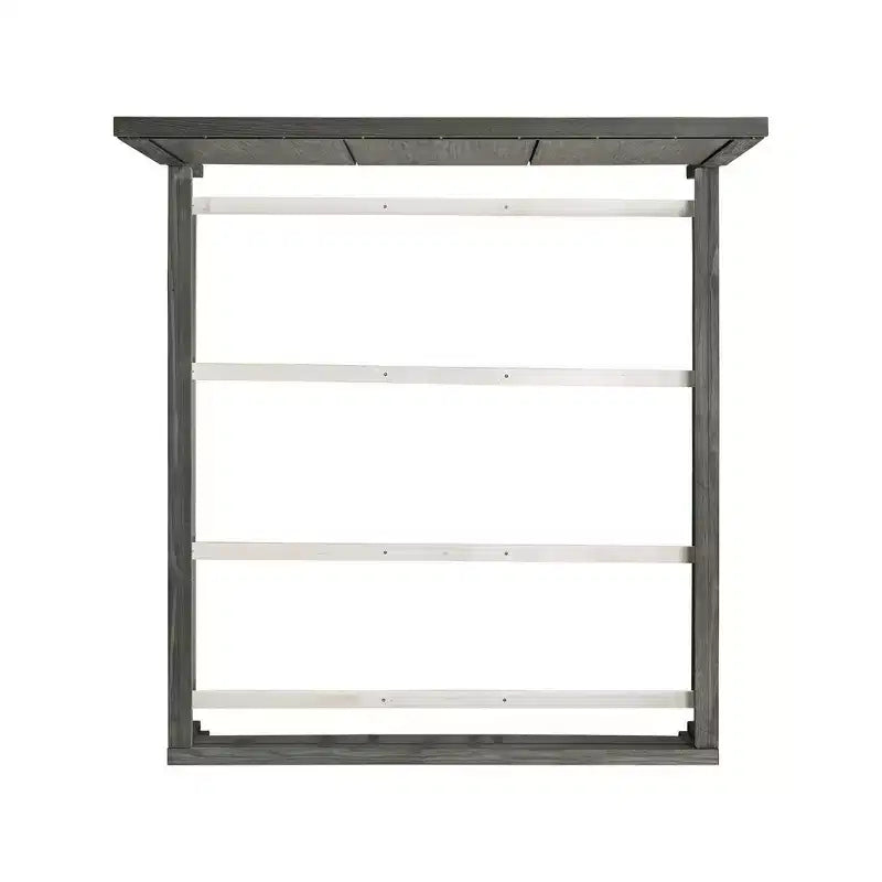 Juego de dormitorio de 6 piezas King Montauk Panel Gris - Picket House Furnishings: Incluye cómoda, sinfonier y mesita de noche