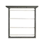 Juego de dormitorio de 6 piezas King Montauk Panel Gris - Picket House Furnishings: Incluye cómoda, sinfonier y mesita de noche