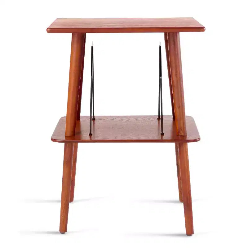 Mueble de entretenimiento Manchester Crosley: tocadiscos de madera dura y mueble de almacenamiento para revistas