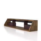 Fannister Mueble de TV Flotante para televisores de hasta 70 pulgadas Hickory Claro - miBasics: Centro de Entretenimiento Moderno, Montado en la Pared