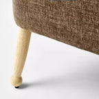 Banco de madera tapizado Corallina de madera natural/marrón oscuro - Threshold™ diseñado con Studio McGee