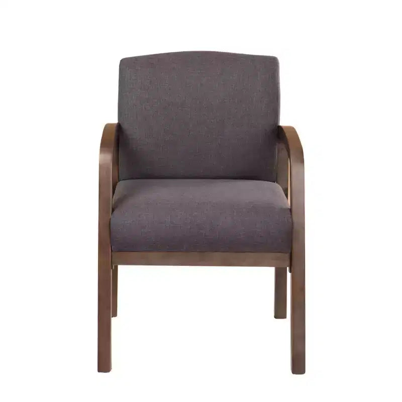 Sillón para invitados con brazos gris - Boss Office Products