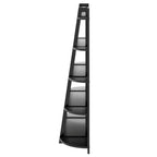 Juego de estanterías Adam de 3 piezas de 58,03" Winsome negro: estilo transicional, madera compuesta, 15 estantes, herramientas de montaje incluidas