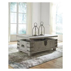 Mesa de centro elevable Carynhurst blanca - Diseño exclusivo de Ashley