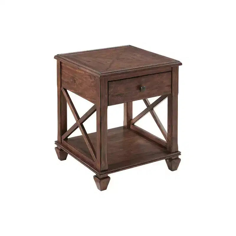 Juego de sala Bridgton de 3 piezas de madera de Alaterre Furniture: Muebles de pino, Tinte de cerezo