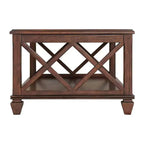 Juego de sala Bridgton de 3 piezas de madera de Alaterre Furniture: Muebles de pino, Tinte de cerezo