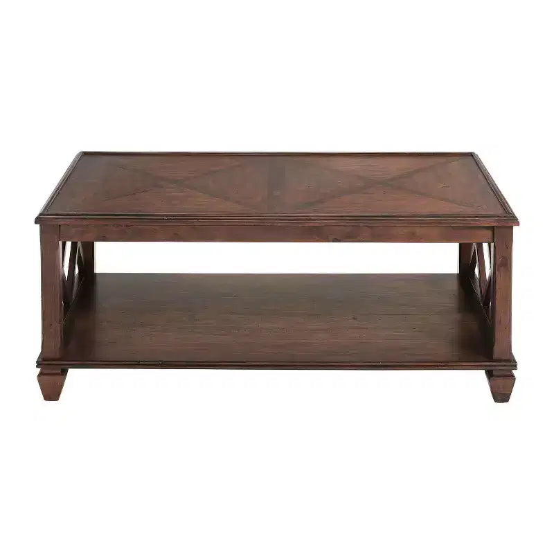 Juego de sala Bridgton de 3 piezas de madera de Alaterre Furniture: Muebles de pino, Tinte de cerezo
