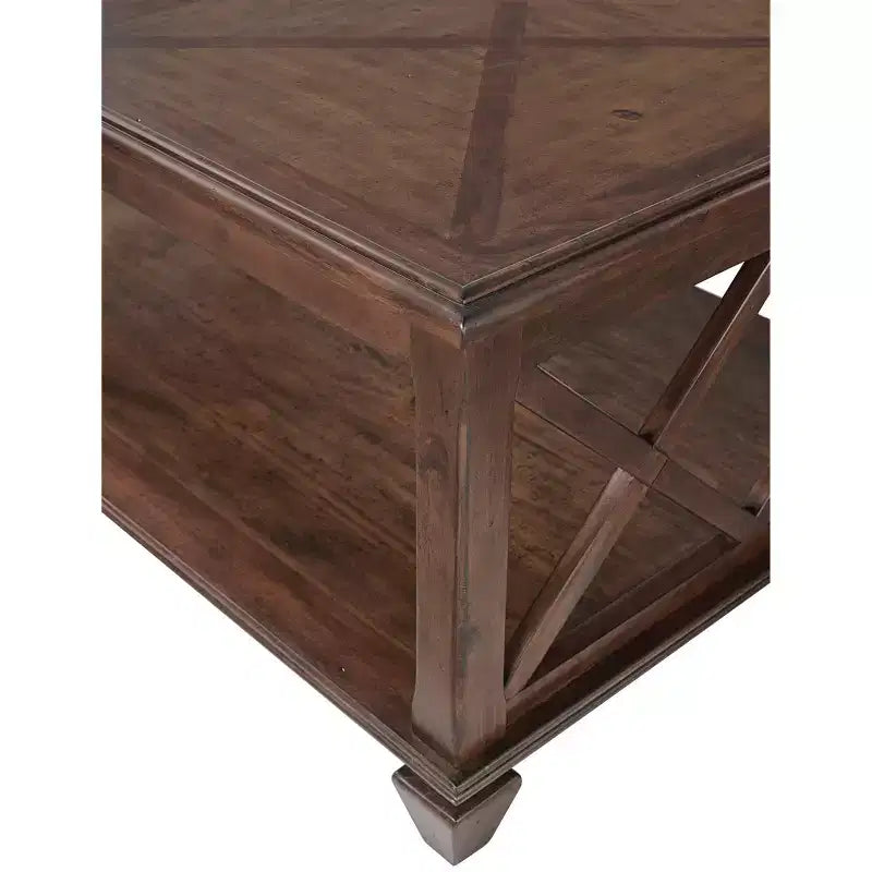 Juego de sala Bridgton de 3 piezas de madera de Alaterre Furniture: Muebles de pino, Tinte de cerezo