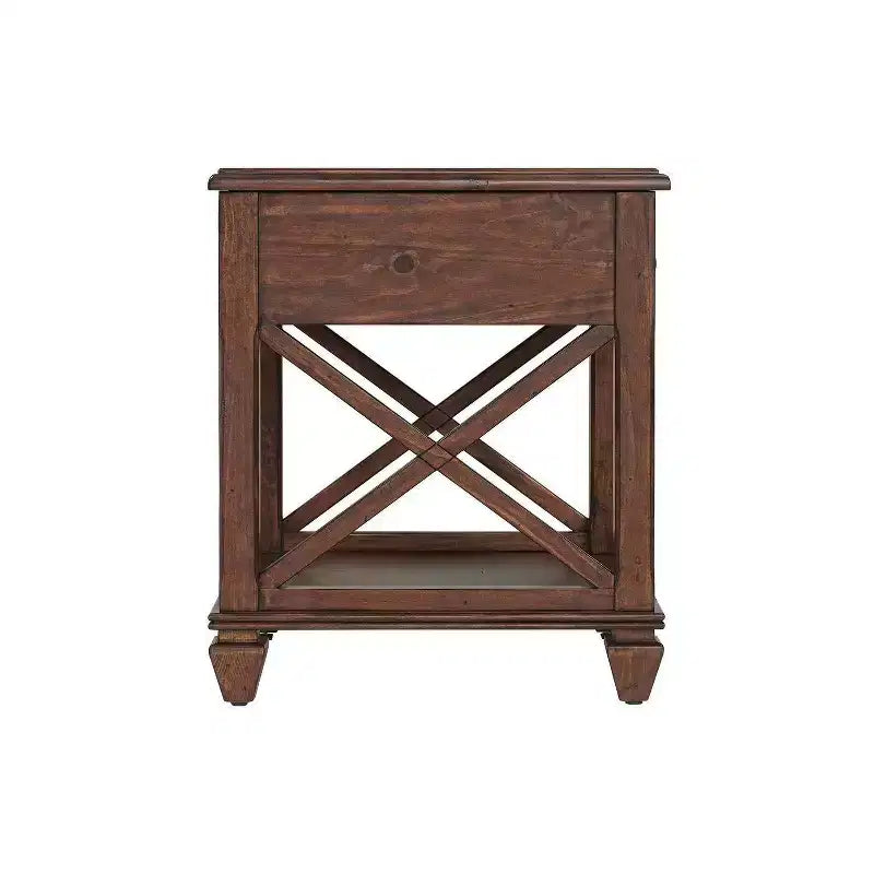 Juego de sala Bridgton de 3 piezas de madera de Alaterre Furniture: Muebles de pino, Tinte de cerezo
