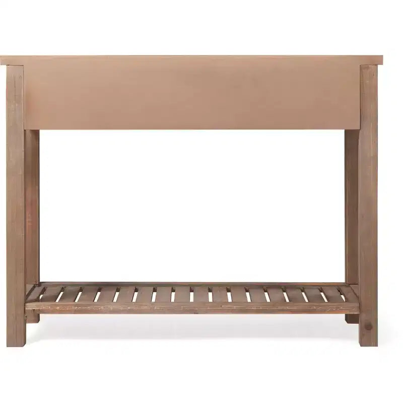 Mesa consola Eugene color café - ClickDecor
