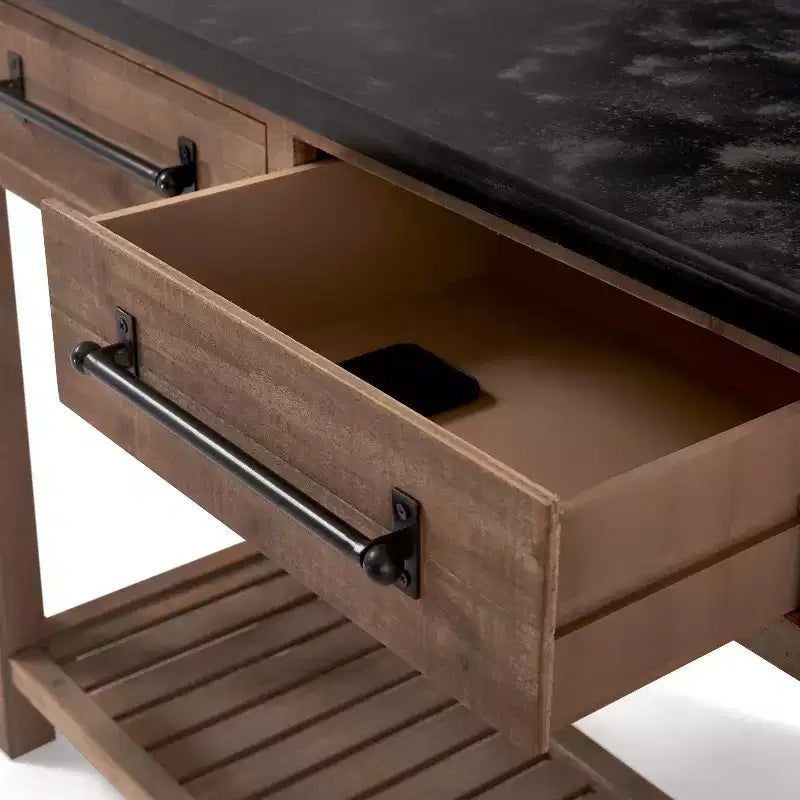 Mesa consola Eugene color café - ClickDecor