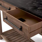 Mesa consola Eugene color café - ClickDecor
