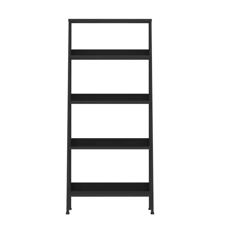 Estantería de escalera de 4 estantes de madera de transición Thatcher 55 - Saracina Home