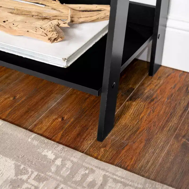 Estantería de escalera de 4 estantes de madera de transición Thatcher 55 - Saracina Home
