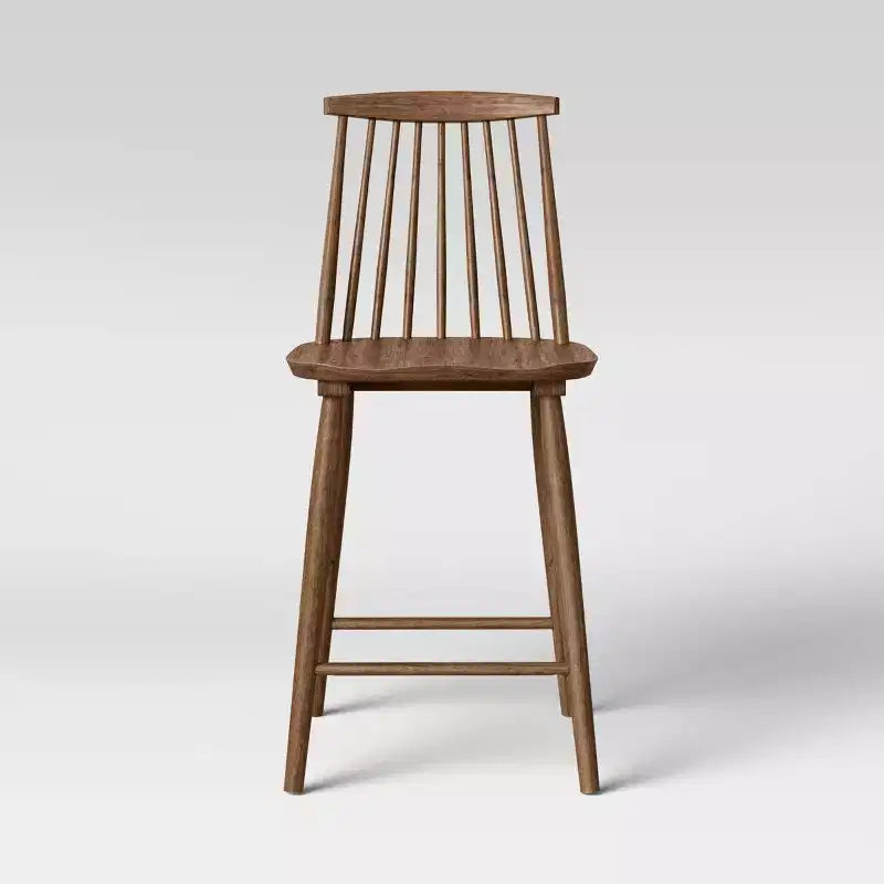 Taburete de bar alto Harwich Windsor con respaldo y reposapiés - Threshold