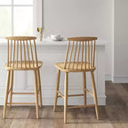 Taburete de bar alto Harwich Windsor con respaldo y reposapiés - Threshold