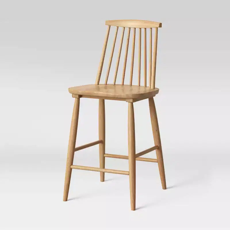 Taburete de bar alto Harwich Windsor con respaldo y reposapiés - Threshold
