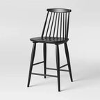 Taburete de bar alto Harwich Windsor con respaldo y reposapiés - Threshold
