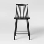 Taburete de bar alto Harwich Windsor con respaldo y reposapiés - Threshold