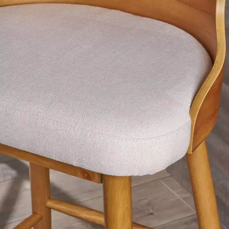 Set de 2 taburetes de bar de estilo moderno de mediados de siglo Kamryn - Christopher Knight Home