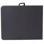 Mesa plegable de banquete y eventos de plástico de 6 pies con doble pliegue y asa de transporte Flash Furniture