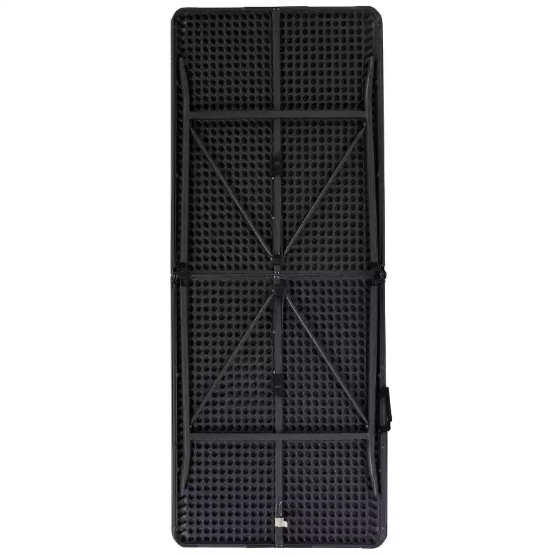 Mesa plegable de banquete y eventos de plástico de 6 pies con doble pliegue y asa de transporte Flash Furniture
