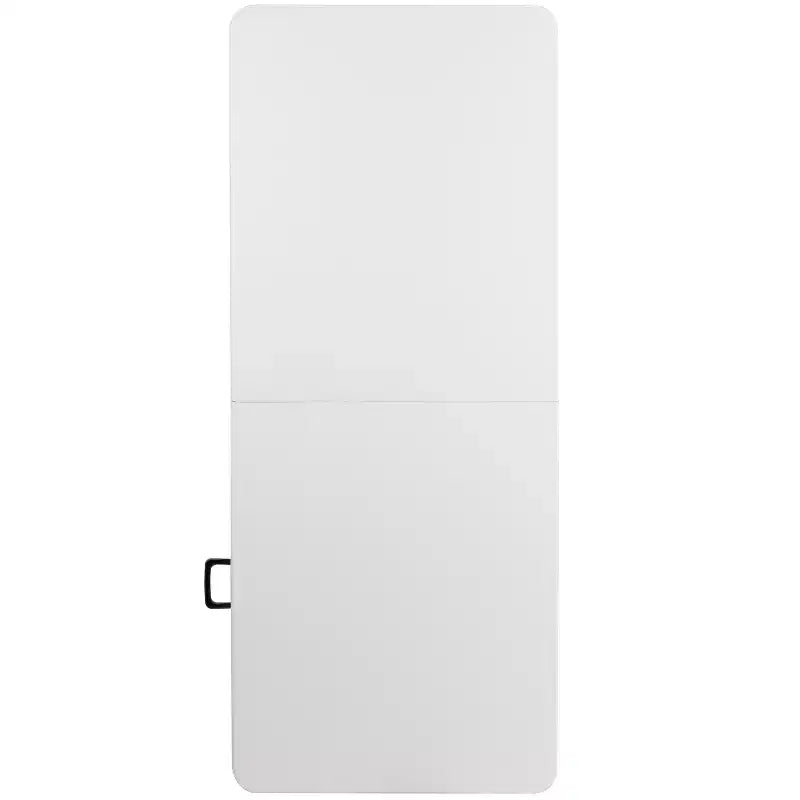 Mesa plegable de banquete y eventos de plástico de 6 pies con doble pliegue y asa de transporte Flash Furniture
