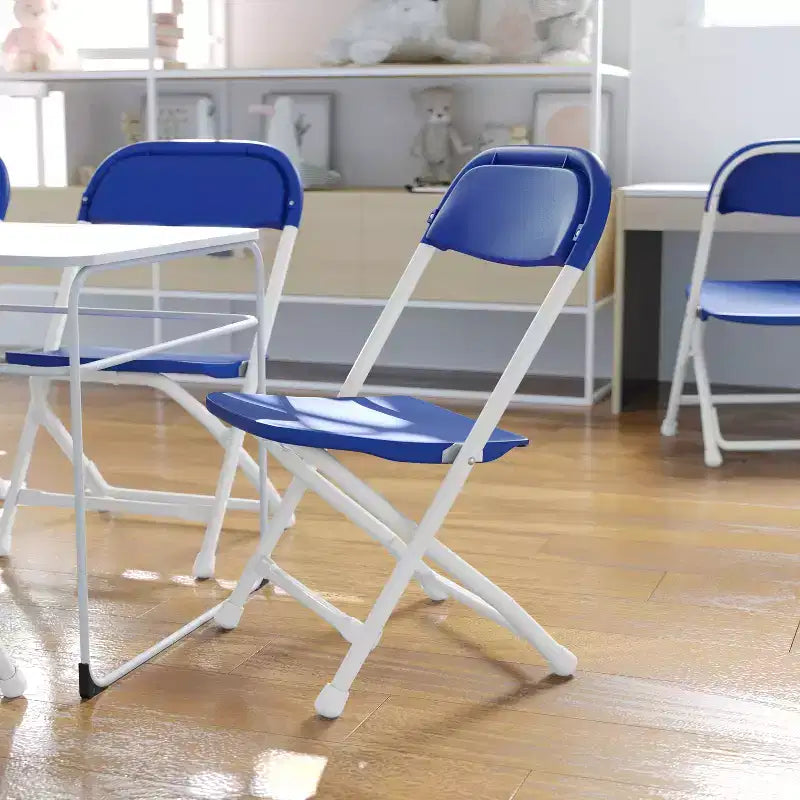 Flash Furniture Paquete de 10 Sillas Plegables de Plástico para Niños