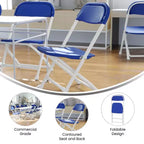 Flash Furniture Paquete de 10 Sillas Plegables de Plástico para Niños