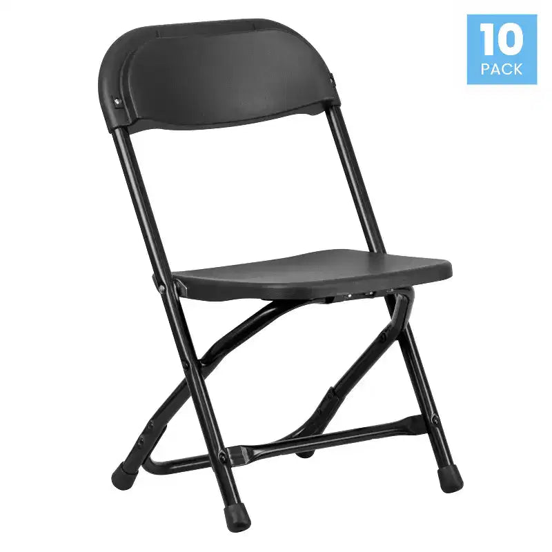 Flash Furniture Paquete de 10 Sillas Plegables de Plástico para Niños