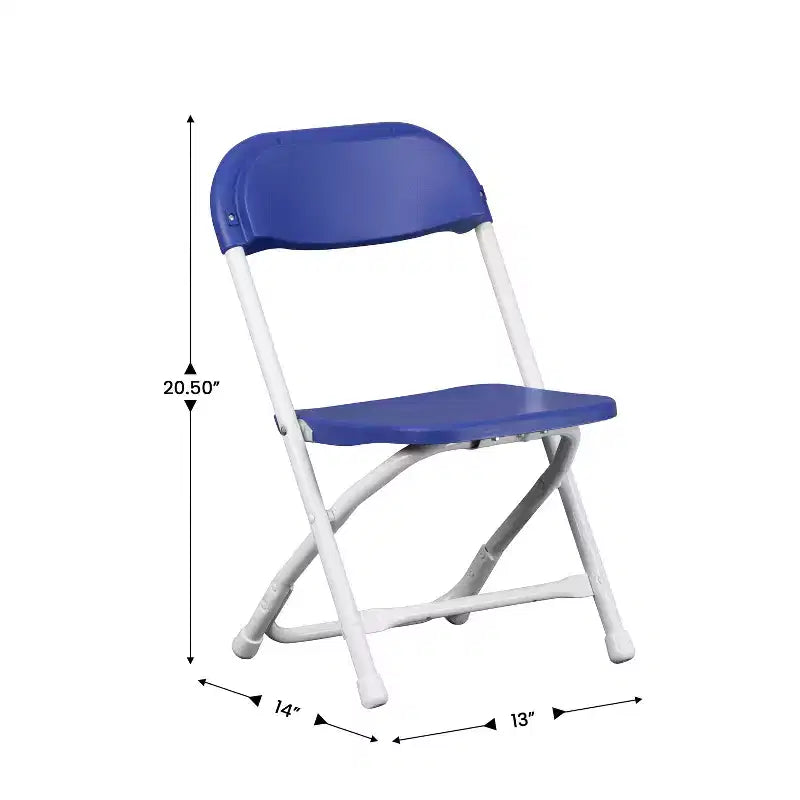 Flash Furniture Paquete de 10 Sillas Plegables de Plástico para Niños