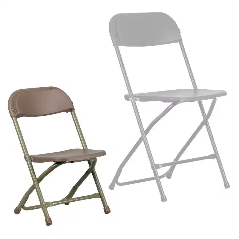 Flash Furniture Paquete de 10 Sillas Plegables de Plástico para Niños