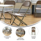 Flash Furniture Paquete de 10 Sillas Plegables de Plástico para Niños