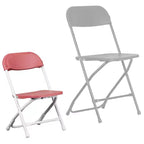 Flash Furniture Paquete de 10 Sillas Plegables de Plástico para Niños
