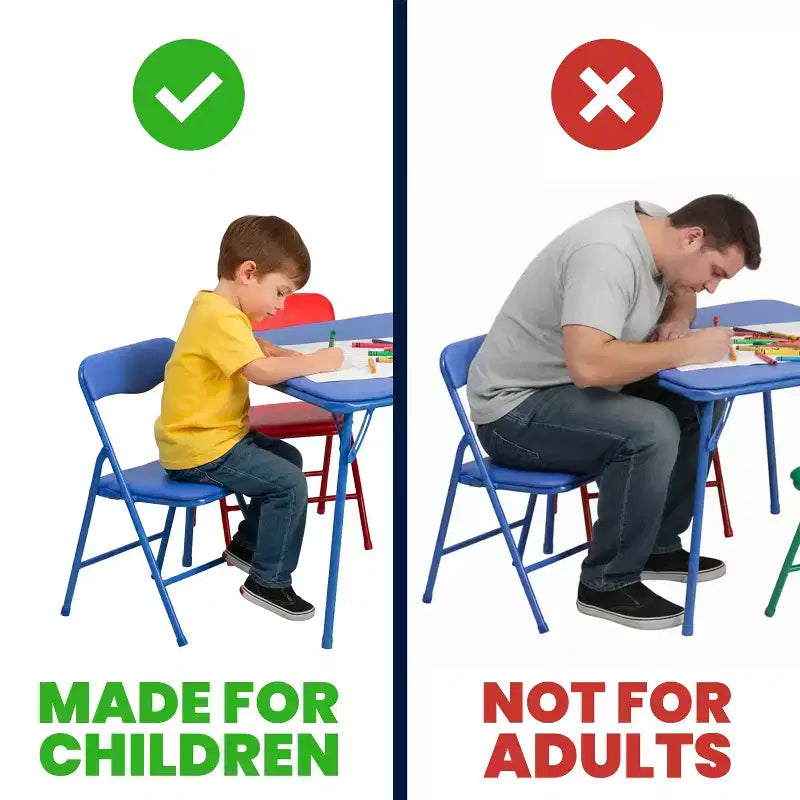 Flash Furniture Paquete de 10 Sillas Plegables de Plástico para Niños