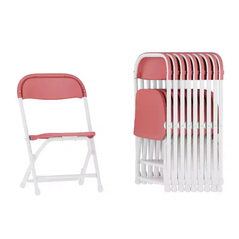 Flash Furniture Paquete de 10 Sillas Plegables de Plástico para Niños