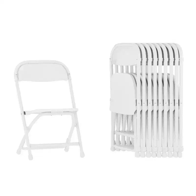 Flash Furniture Paquete de 10 Sillas Plegables de Plástico para Niños