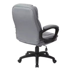 Sillón de oficina de piel sintética con reposabrazos acolchados - OSP Home Furnishings