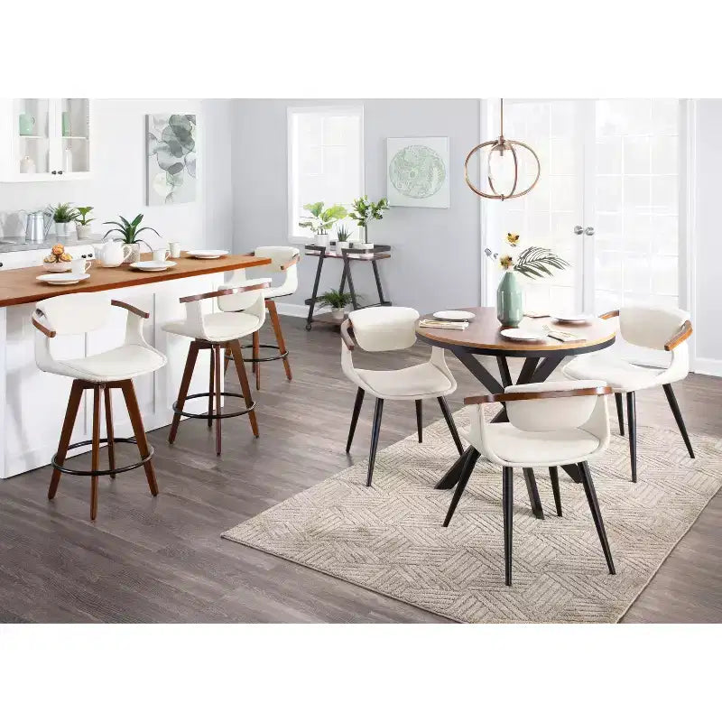 Taburete de bar a la altura de mostrador Oracle Mid-Century Modern - LumiSource