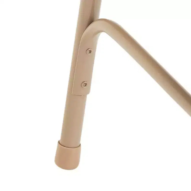 Juego de 4 sillas plegables de lujo con asiento acolchado de tela y triple refuerzo - Hampden Furnishings