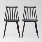 Juego de 2 sillas de comedor con respaldo de husillo Dunsmuir Farmhouse - Christopher Knight Home