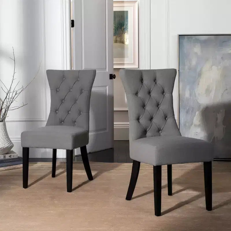 Silla auxiliar Columbo - Juego de 2 - MCR4719 - Granite - Safavieh Couture