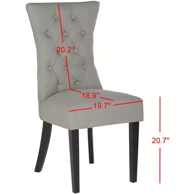 Silla auxiliar Columbo - Juego de 2 - MCR4719 - Granite - Safavieh Couture