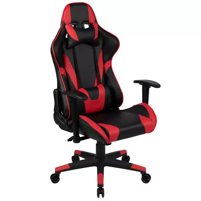 Juego de escritorio para videojuegos y silla reclinable para videojuegos Flash Furniture con portavasos y gancho para auriculares