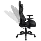 Juego de escritorio para videojuegos y silla reclinable para videojuegos Flash Furniture con portavasos y gancho para auriculares