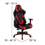 Juego de escritorio para videojuegos y silla reclinable para videojuegos Flash Furniture con portavasos y gancho para auriculares