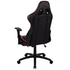 Silla de juego Flash Furniture X30 Silla ergonómica de oficina tipo carreras para computadora con respaldo totalmente reclinable y reposapiés deslizable en LeatherSoft rojo