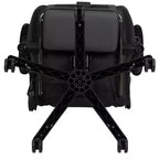 Silla de juego Flash Furniture X30 Silla ergonómica de oficina tipo carreras para computadora con respaldo totalmente reclinable y reposapiés deslizable en LeatherSoft rojo